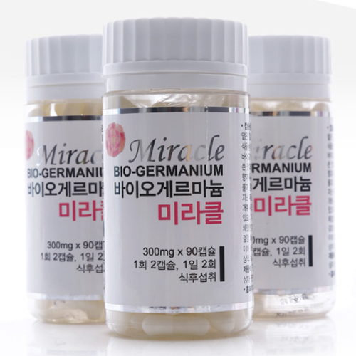 바이오게르마늄 미라클 3개월분 식약처면역기능개별인정승인 면역증진 건강기능식품 우방의료기 공식판매처 정품판매